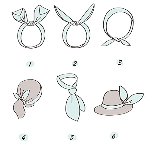 Oneye Wire Headbands For Women Twist Bow Hairbands Fashion Check Bunny Ears Headwraps Hair Accessories For Workout Yoga Running Soccer Sports Pack Of 8 thumb #5