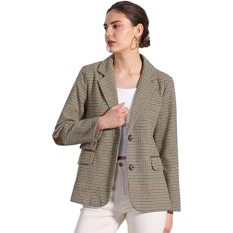 Veste à Carreaux Allegra K Cover