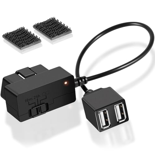 010-12530-23 Constant Vehicle Power Cable for Garmin Dash Cam 46 47 56 57 66W 67W Live Mini Mini 2 Tandem Connect to Vehicles OBD-II Port for Power Even When Parked and Turned Off