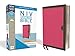 NIV, Thinline Bible, Compact, Leathersoft, Pink/Brown, Red Letter Edition, Comfort Print