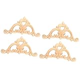 Photo Gallery 4 pz europeo, pezzi in legno intagliato angolo onlay applique non verniciato decorazione della casa scultura armadio decalcomania per arredamento casa su legno massiccio angolo fiore accessori in Photo Gallery 4 pz europeo, pezzi in legno intagliato angolo onlay applique non verniciato decorazione della casa scultura armadio decalcomania per arredamento casa su legno massiccio angolo fiore accessori in