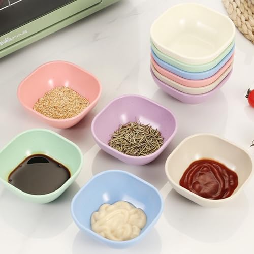 6 Pack Sauce Dishes, Mini Bowl for Side Dish Dipping Serving Spice Sauce Ingredient Small Condiments Bowl Set