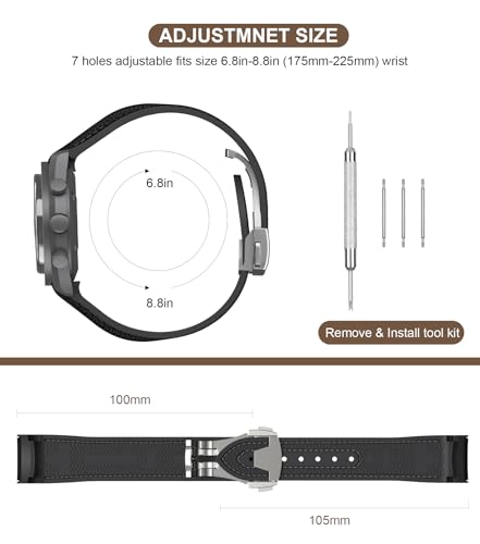 Image of Strap for Omega x Swatch MoonSwatch Watch, 20mm Folding Buckle Color Collision Band, Curved No Gap Replacement Strap for Swatch Omega Men Women