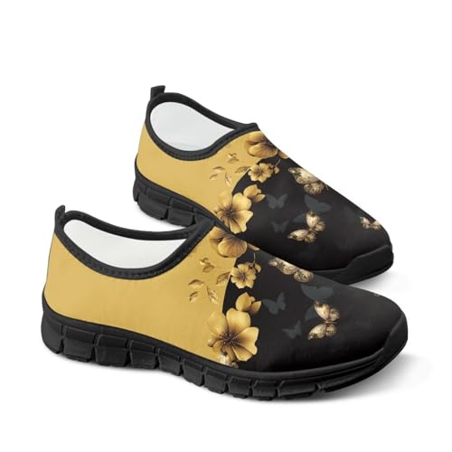 Image of Womens Slip On Walking Shoes Non Slip Loafer Breathable Holiday Travel Shoe Lightweight Casual Low Top Sneakers SizeUS 5.5-11.5