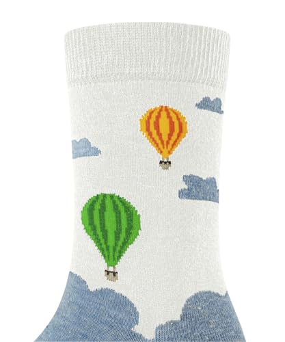 FALKE Unisex-Child Socks Skylife K So Cotton Patterned 1 Pair, White Off-White 2040, 39-42, White Off-White 2040, 39-424