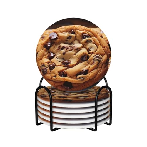 Dessous de verre en liège et céramique anti-rayures pour table en bois - 2