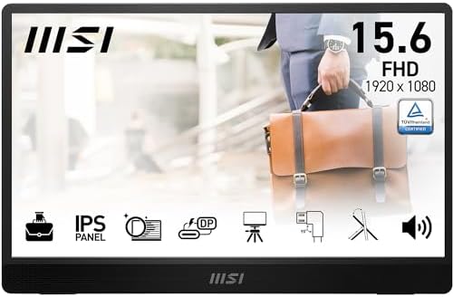 MSI Pro MP161 E2U écran Portable 15,6" Full HD - Dalle IPS 1920 x...