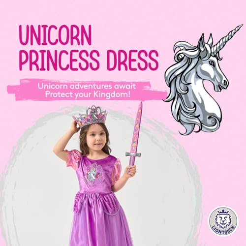 Vestido Princesa Unicornio para Niñas 3-6 Años miniatura 2