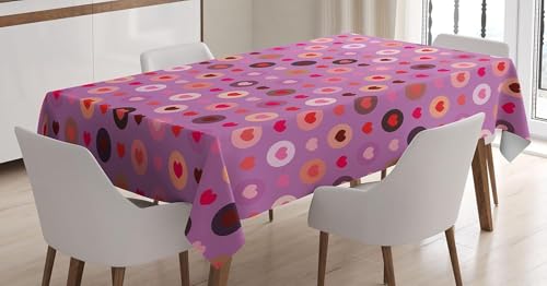 Tizhweqo Mantel Mesa Rectangular Patrones Geométricos, Manteles Antimanchas Amar, 3D Impresión Mantel Impermeable Lavable para Cocina Salón Comedor, 140x250 cm P/Q2864
