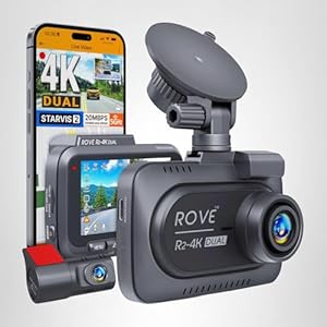 ROVE R2-4K DUAL Dash Cam Front and ...