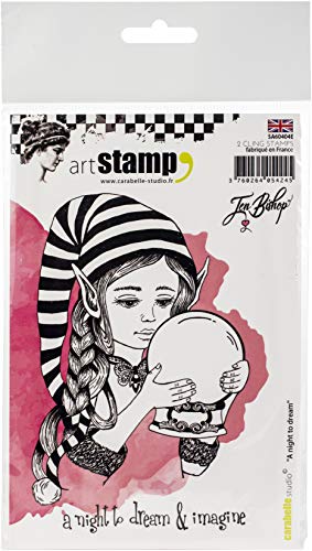Carabelle Studio Cling Stamp Art Timbro Set Una Notte per Sognare Jen Bishop per DIY Carta Progetti Timbro Carta Creazione Scrapbooking