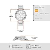 Michael Kors MK5353 Ladies Blair Silver Tone Chronograph Watch - Image 7