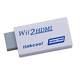 Linkcool Wii to HDMI 720P / 1080P HD Output Upscaling Converter - Supports All Wii Display Modes, HDMI Upscale