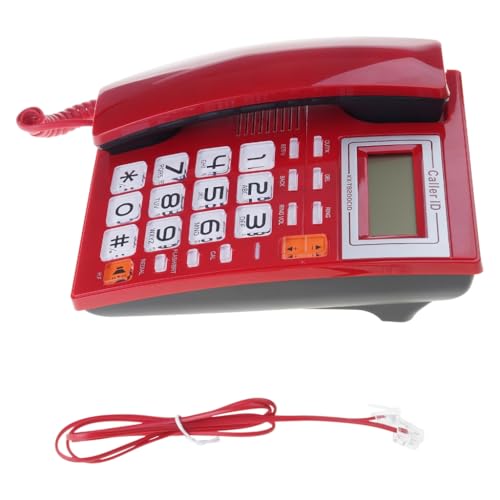 Téléphone fixe filaire à gros boutons pour maison et bureau