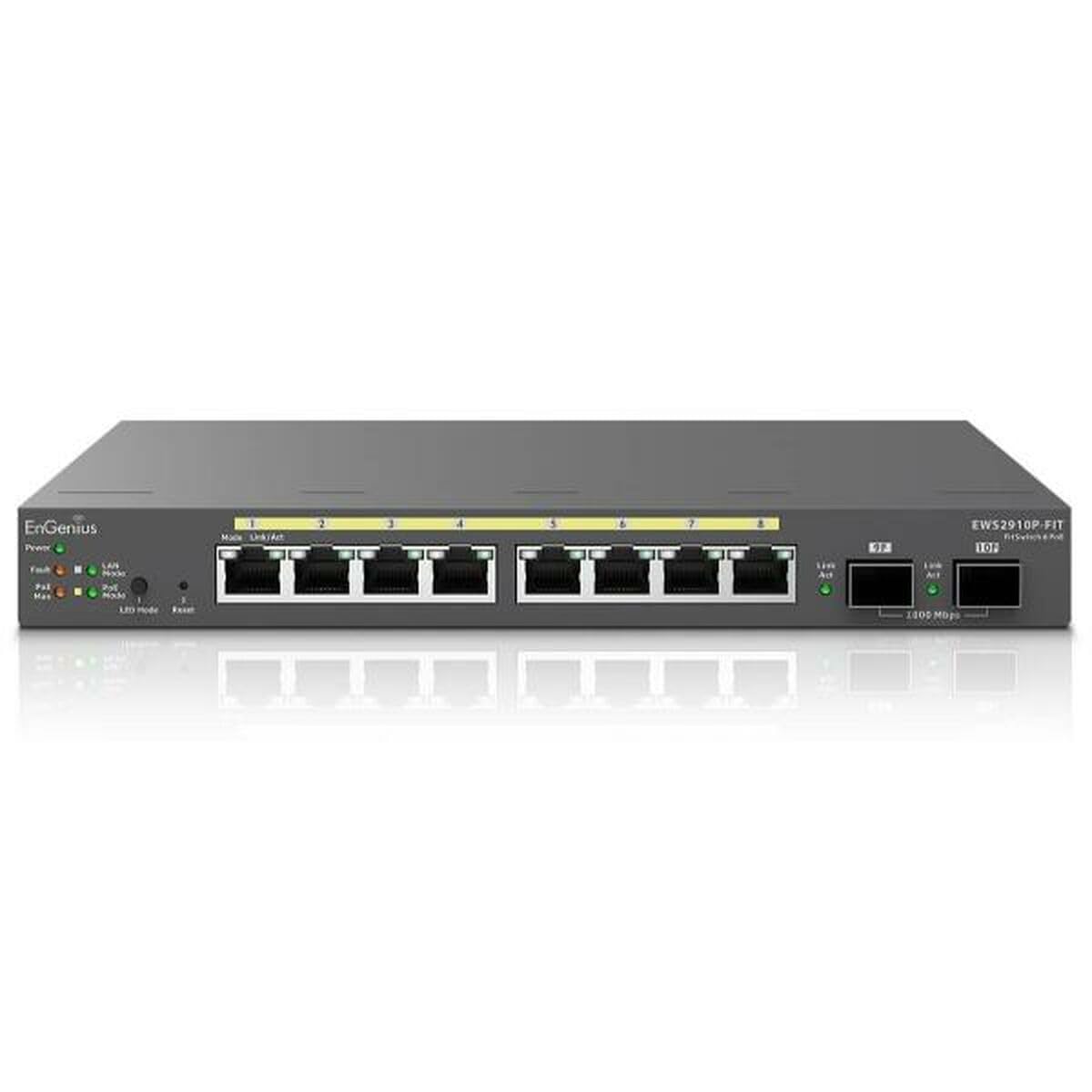 EnGenius FIT Switch 8-Port GbE PoE.AF/at() 55W