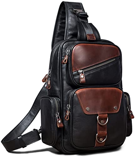 CENUNCO Genuine Leather Sling Bag