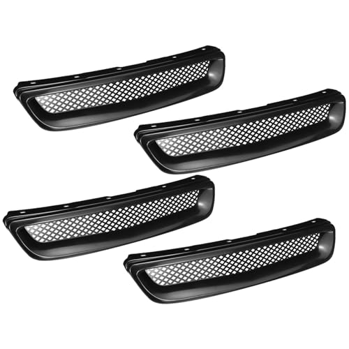Parachoques delantero EK DX EX LX: cubiertas de parrilla en ABS negro duradero