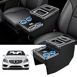 accoudoir classe a w168 Lumières LED 7 couleurs : porte-gobelets doubles avec éclairage LED à l'avant (interrupteur séparé inclus). L'éclairage coloré permet de trouver facilement de petits objets dans l'obscurité et crée une ambiance élégante à l'intérieur. Le compartiment de rangement est également éclairé, parfait pour la conduite de nuit.