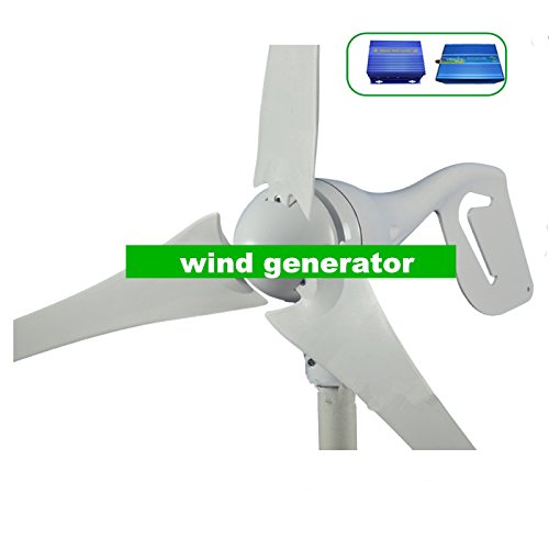 GOWE Wind Turbine Generator 600w max 3 PCS Blades Wind Generator+Wind/Solar Hybrid Controller+600 W Off Grid Inverter