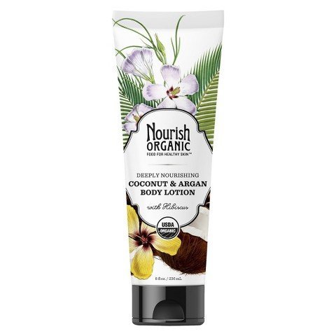 Nourish Organic Body Lotion - Coconut & Argan (8 oz)