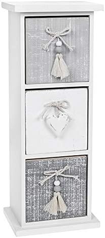 Provence Cool Grey 3 Drawer Chest