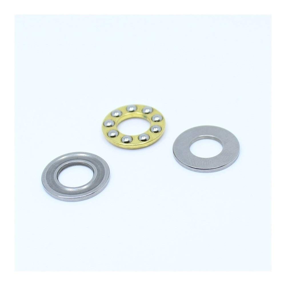 WTEPNQQDI F2-6M F3-8M F4-9M F4-10M F5-10M F5-11M Miniature Planar Bearing 2x6x3 3x8x3.5 4x9x4 4x10x4 5x11x4. Thrust Ball 100PC(50pcs,F2 6M 2x6x3)