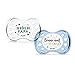 Dodie Lot de 2 sucettes Anatomiques +6 mois NUIT Je rêve / Doux rêves - Sans BPA, Résistante - Modèle avec coloris Aléatoire