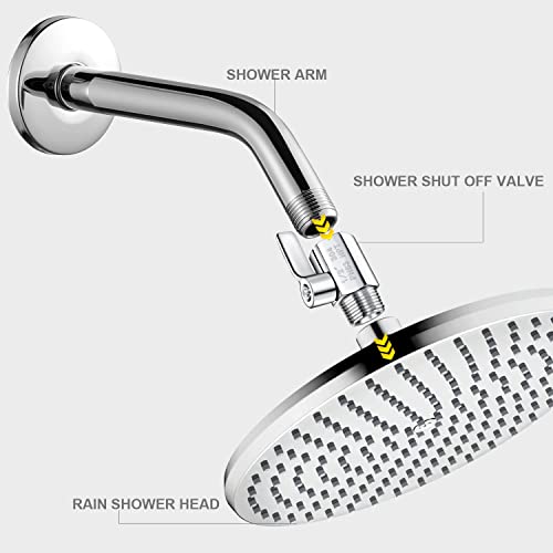 image for SYIDINZN Shower Head Shut Off Valve 304 Stainless Steel Mini Ball Valv