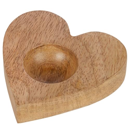 BUTLERS 4er-Set Eierbecher Herz L 10 x B 10 x H 2 cm Mangoholz -MANGO DAYS- Eierhalter für Frühstückseier | Frühstücksbecher für Tisch, Küche, Esszimmer – Bild 6