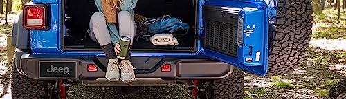 Jeep womens Wool Blend Logo Crew Socks - 1 Pair Pack - Moisture Wicking and Breathable Mesh Zones4