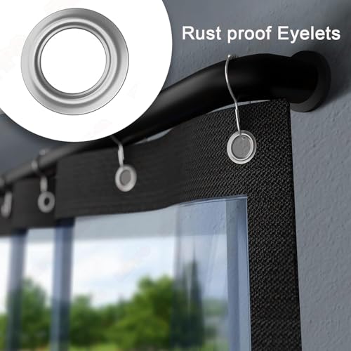 Image of ORILEY PVC Curtain with Eyelet Solid Water Resistant Wind Rain Protection Sun & Dustproof for Long Door Balcony and Outdoor Use (Pack of 1, Transparent 4.5FT x 10FT)