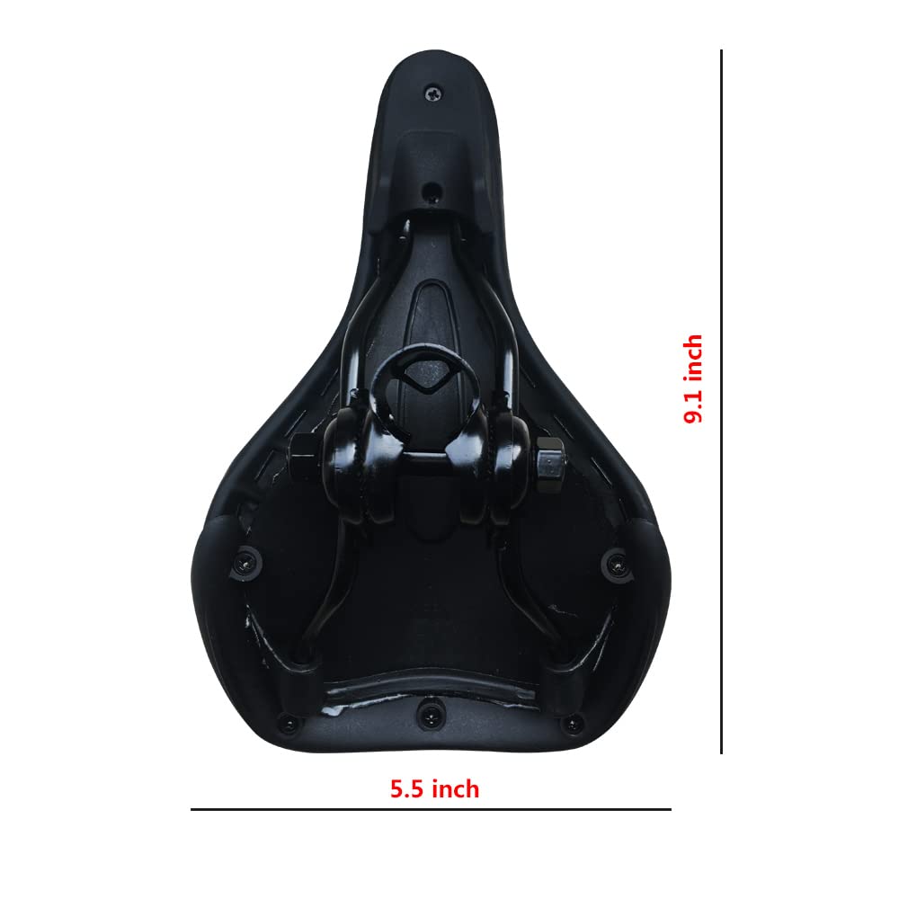 Asiento de bicicleta para 14, 16, 18, 20 pulgadas, sillín de bicicleta para niños, sillín de repuesto para bicicleta de niños, 129 (negro)