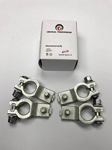 Original Powerhouse OEM Replacement Battery Terminals Easy to Install (2 Sets)