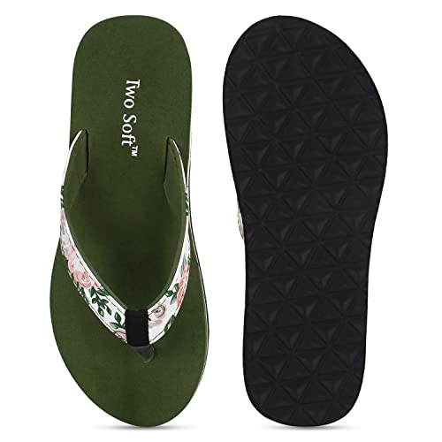 Image of TWOSOFT Women Slipper Ortho Slippers Stylish Comfort Orthopedic for Pain Relief Women Slippers