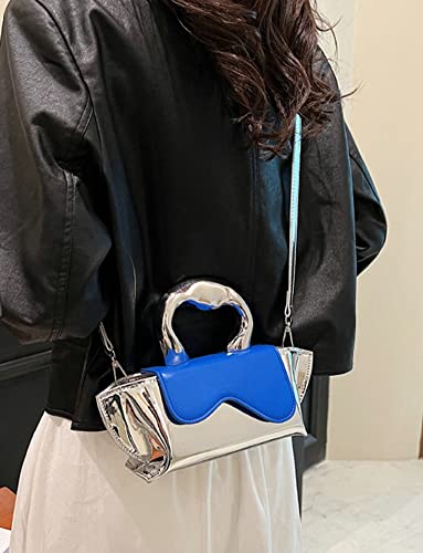Image of Small Silver Bag Crossbody Bags Satchels Y2K Evening Bags Handbag for Women Hobo Bags Shoulder Bags Tote Bag for Women 2026