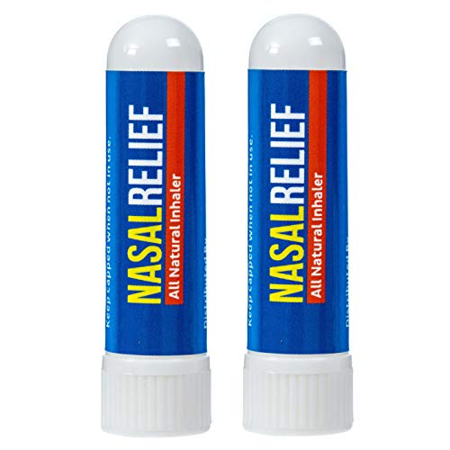 Aromatherapy Nasal Congestion Inhaler 2-Pack by Basic Vigor