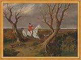  Kunstdruck The Suffolk Hunt: Gone Away Herring Chevaux équestres renard chasse B A2