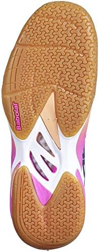 Babolat(バボラ) Women Walking School Shoes, Multicolor (White/Pink), 25.5 cm | Image 2