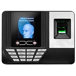 AERJMA Biometrische vingerafdrukTime Klok, Gezicht & Wachtwoord Erkenning Aanwezigheid Terminal Klok Machine High…