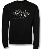 turbo roto alfa romeo gt Ajuste regular BurnTheBeans Coche clásico Sudadera con capucha Carburadores Oldschool Vintage Weber 40 45 Turbo Alfa