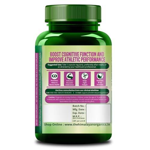 Image of Vlado's Himalayan Organics L-Taurine 500mg Supplement - 10 Veg Capsules