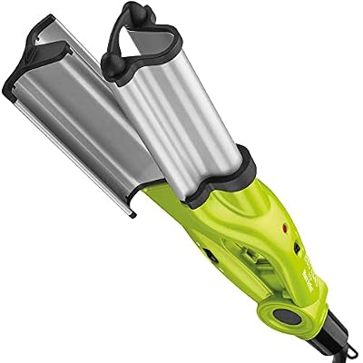 Bed Head Wave Artist Deep Waver | Combat Frizz, Get Long Lasting Results, Add Massive Shine for Beachy Waves | With Tourmaline Ceramic Technology (Green)