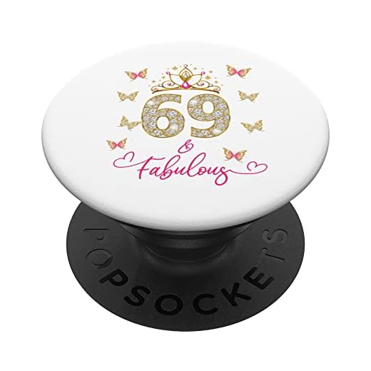 69 Y fabuloso, mujeres de 69 años, 69 cumpleaños PopSockets PopGrip Intercambiable