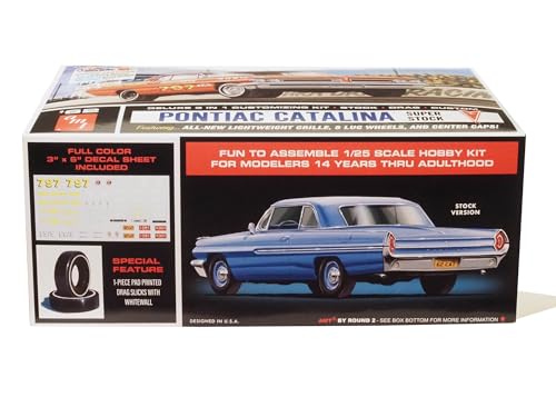 AMT 1962 Pontiac Catalina Super Stock 1:25 miniatura 2