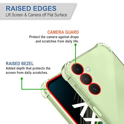 Image of CEDO Samsung Galaxy A14 (5G) Bumper Case | Soft Jel Flexible Thin Full Protection Shock Proof Clear TPU Back Case Cover for Samsung Galaxy A14 (5G) (Transparent)