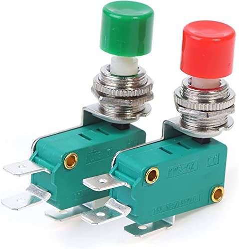 Commutateurs micro-interrupteurs DS-438 bouton-poussoir de fin de course vert 250V - 6