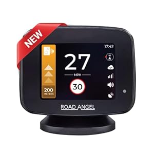 Road Angel Pure One Speed Camera Detectors for Cars UK – Road Angel Speed Camera Detector – Police Radar Detector UK – Car Speed Limit Warning Device