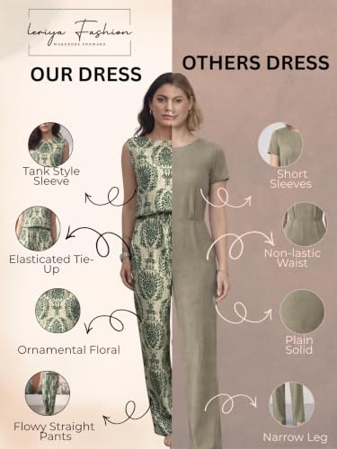 Image of Leriya Fashion Co-ord Set for Women Stylish | Korean Summer Cord Set for Women | Jumpsuit for Western Party Suit | Formal Office Wear & Casual Look | Summer Travel Co Ord Set Beach & Holiday Look