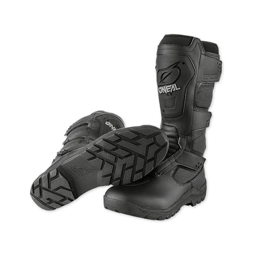 O'Neal | Botas de moto | Enduro Adventure | Bota de turismo impermeable, espinillera de goma termoplástica, suela de goma completa | Bota Sierra | Adulto | Talla 41