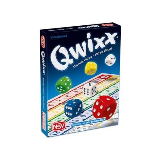 NSV - 4015 - Qwixx - nominiert zum Spiel des Jahres 2013 - Würfelspiel